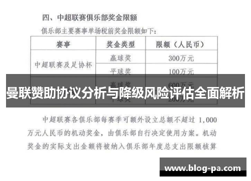 曼联赞助协议分析与降级风险评估全面解析