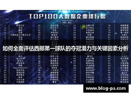 如何全面评估西部第一球队的夺冠潜力与关键因素分析