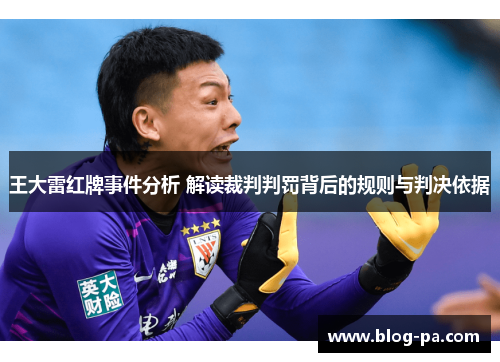 王大雷红牌事件分析 解读裁判判罚背后的规则与判决依据